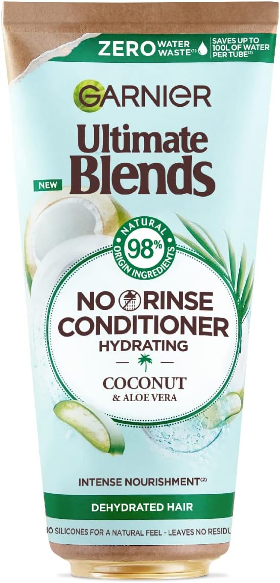 Ultimate Blends Coconut & Aloe, Hydrating No-Rinse Conditioner, For Normal Hair, 100% Vegan Formula, 200ml