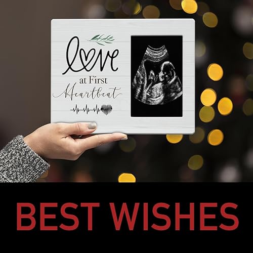 Miniatura 6 de IAXIC Marco de fotos para nuevas madres, regalos de embarazo para madres primerizas, marcos de fotos de ultrasonido para anuncios de embarazo,