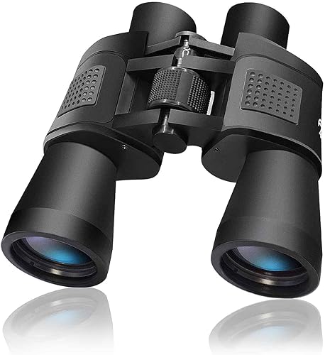 Prismáticos HD de 20 x 50 para adultos, resistentes al agua, profesionales, duraderos y transparentes, prisma BAK4 de visión grande con visión clara