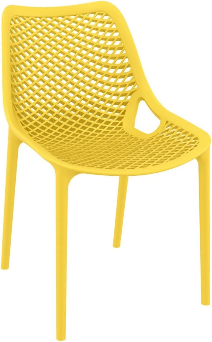 Compamia Air Patio Dining Chair in Yellow (Set of 2)