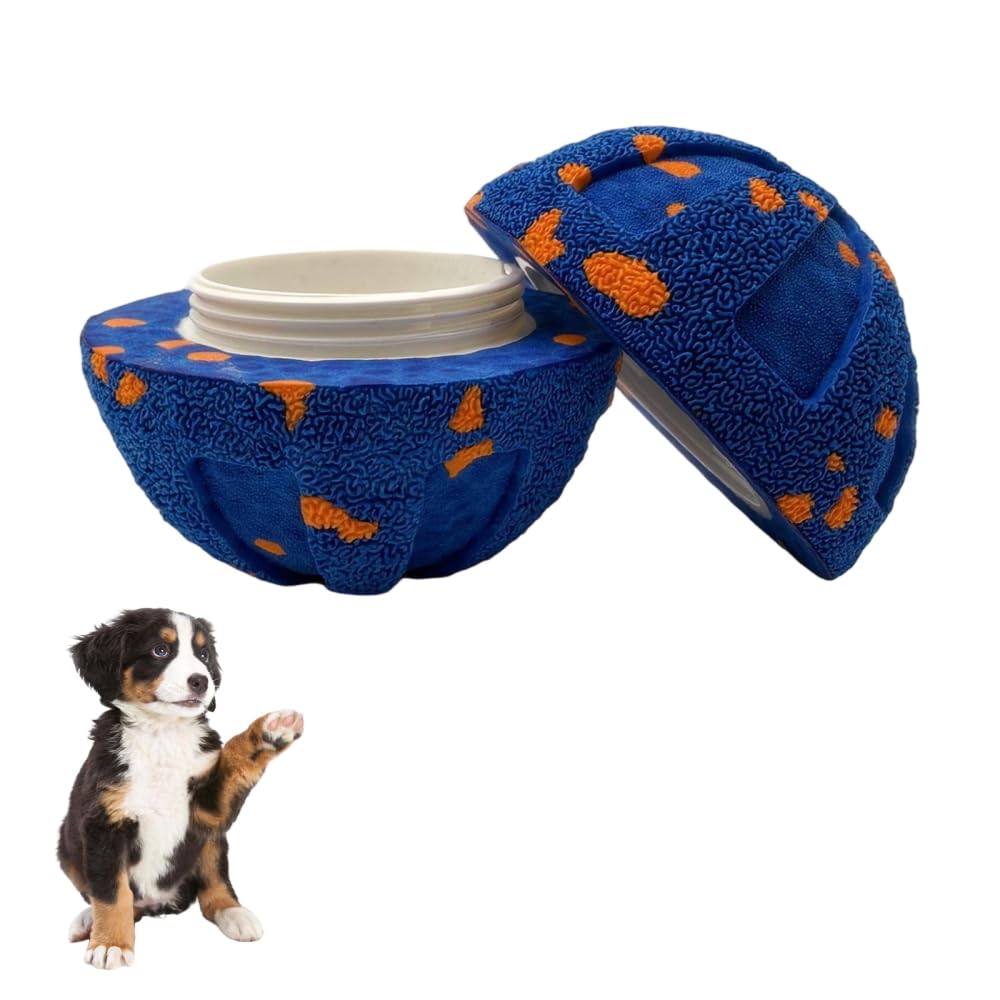 DONGKER Dog Ball Replacement Shell,Thickened ETPU Puppy Ball Cover Built-in ABS Hard Protection Chamber for Most Pet Smart Balls