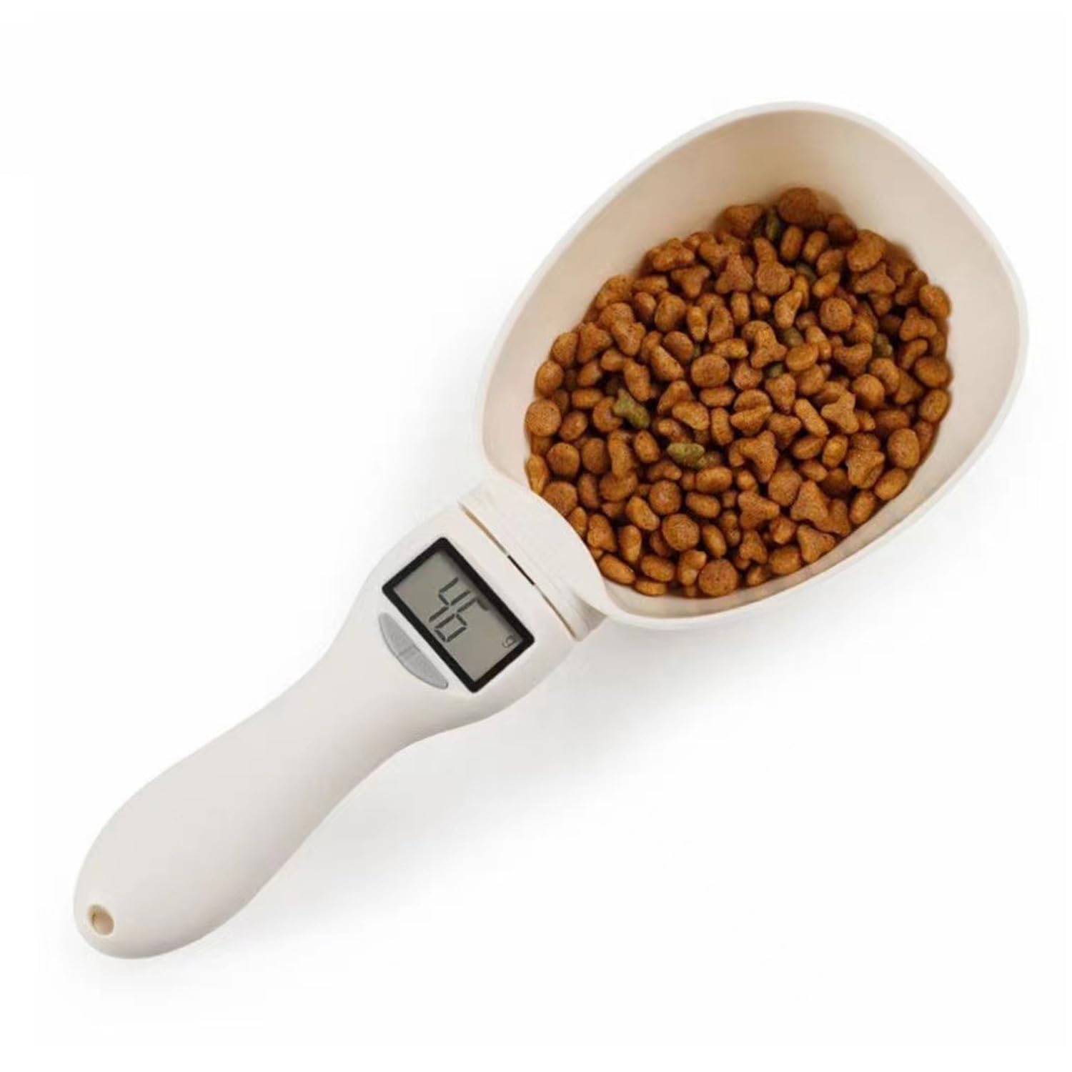 TASBER Pet Food Measuring Scoop Scale, Electric Precise Digital Measuring Spoon, Dog Food Scoop Measure with LCD Display, Portable Feeding Scoop for Dispensing Food, Condiments (1Pc)