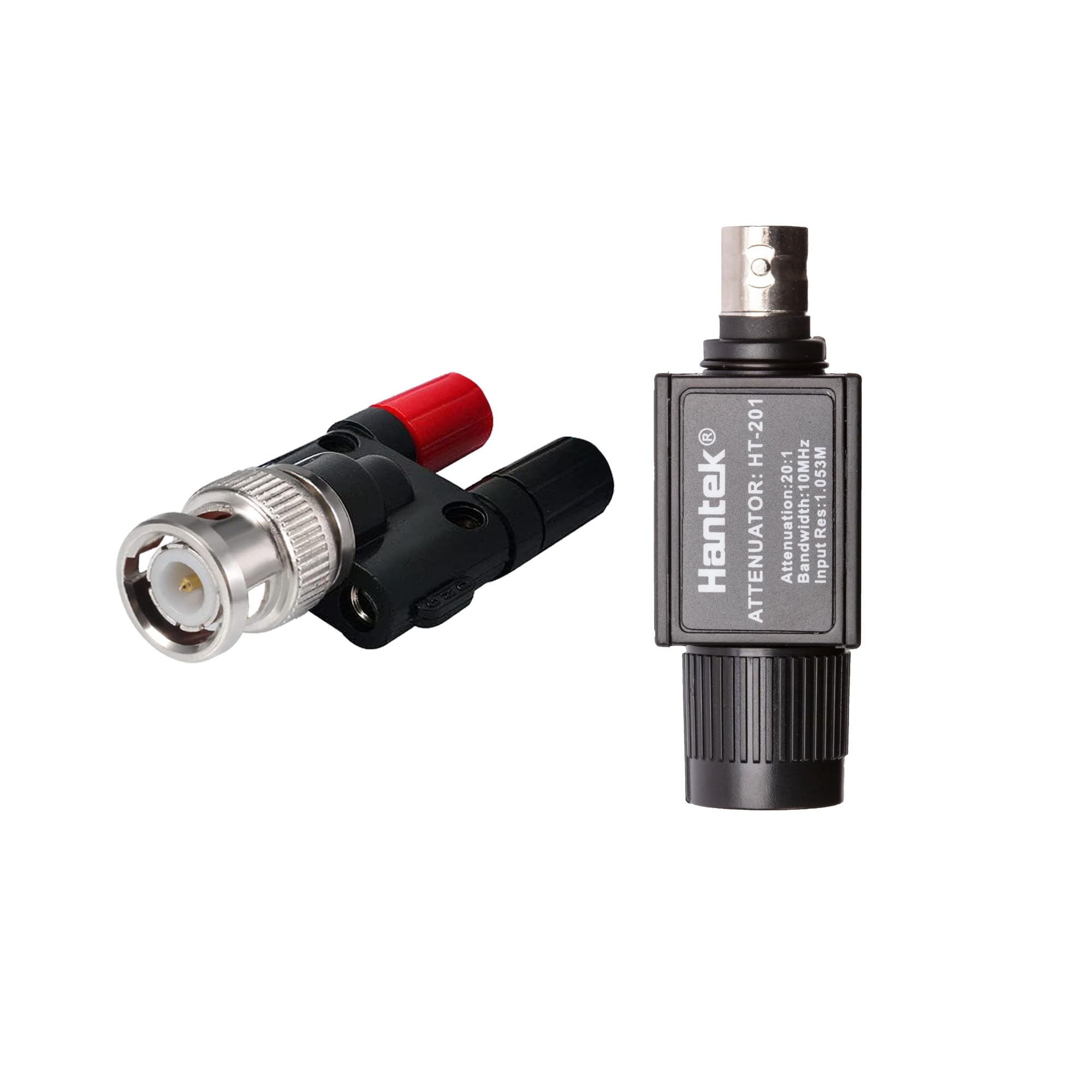 HT201+HT311 Hantek Oscilloscope Accessory Set 20:1 Attenuator with BNC to 4 mm Banana Plug Adapter