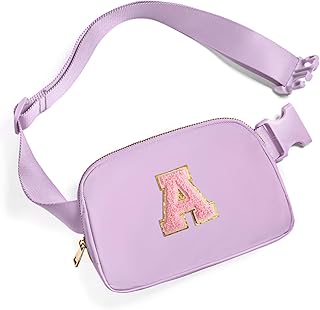 Gitus Initial Belt Bag Fanny Pack Crossbody Bag for Girls Birthday Gifts Age 8-10