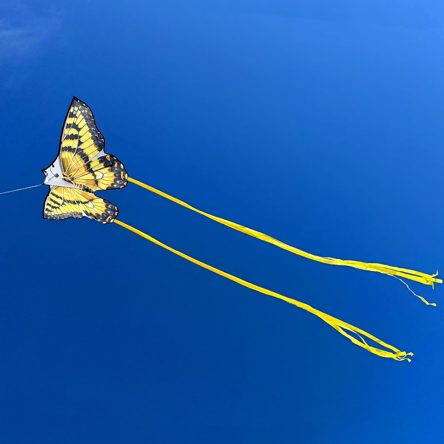 Butterfly Kites for Kids and Adults, Easy to Fly Large Single Line Kite for Boys and Girls - 55" x 28" Beach Kite for Beginners, 300ft String Handle Included