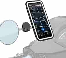 Porta Cellulare Per Scooter E Moto - Gira 360°, Fissaggio A Specchietto - Foto 3