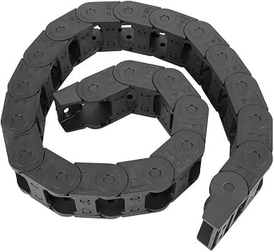 Cable Wire Carrier Drag Chain 1M Open Both Side Engraving Machine Accessory Energy Cable Wire Chain 25 x 38mm for 3D Printer and CNC Machines