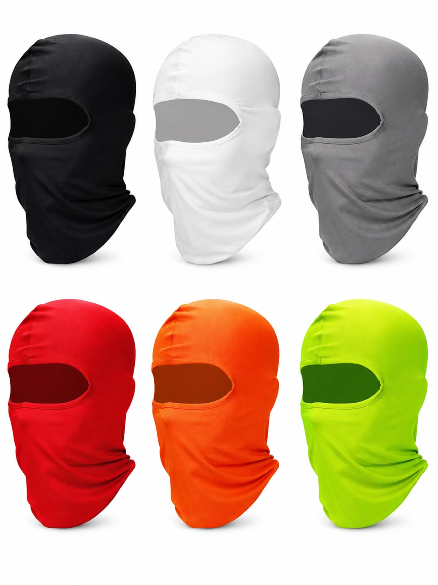 SATINIOR 6 Pcs Ski Balaclava Men Full Face Cover Mask
