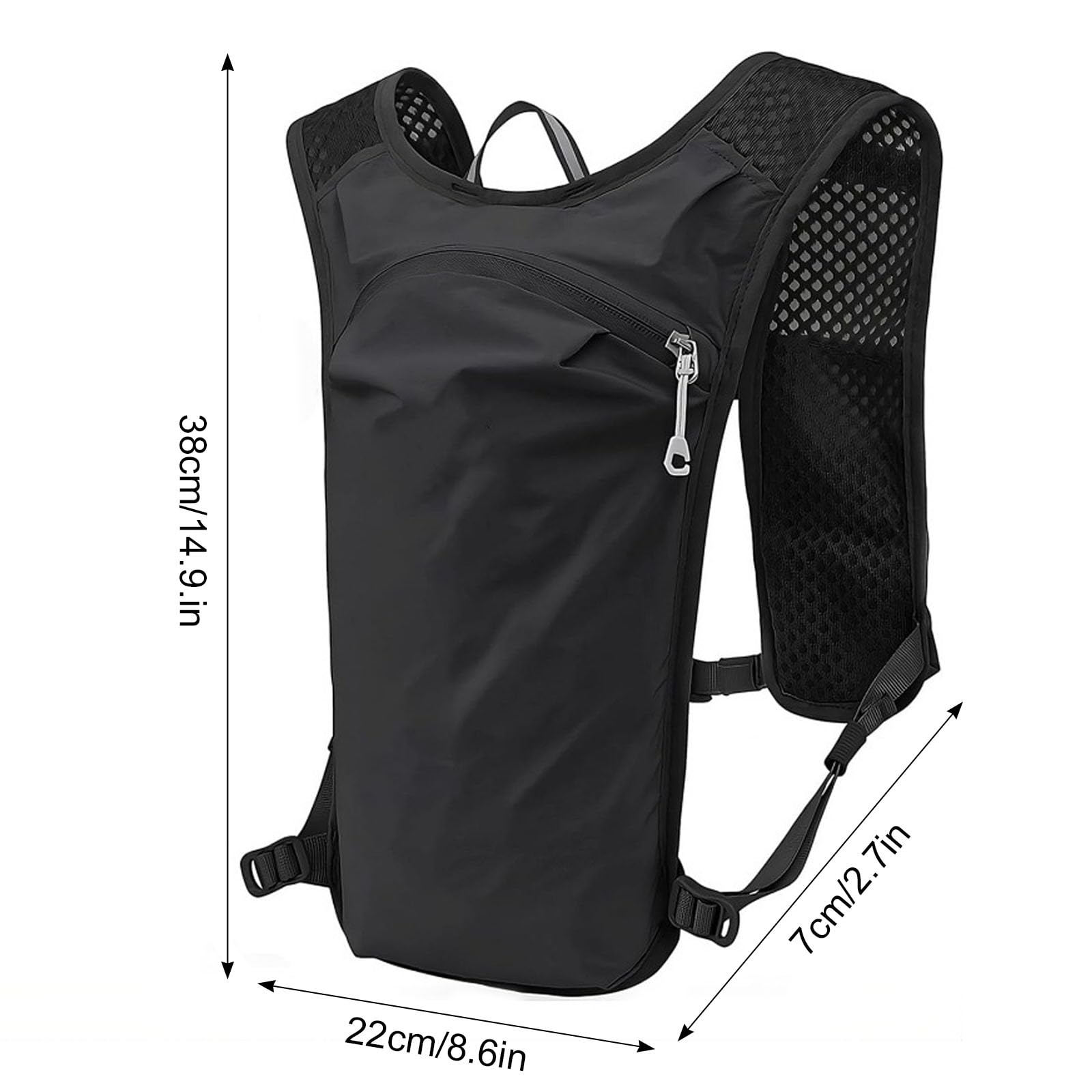 Zimoer Chaleco de Hidratación Ultraligero, Multifunción Mochila de Hidratación Ligero, Trail Running Vest Chalecos Running Mujer Hombre para Deporte Ciclismo Escalada Senderismo — view 2