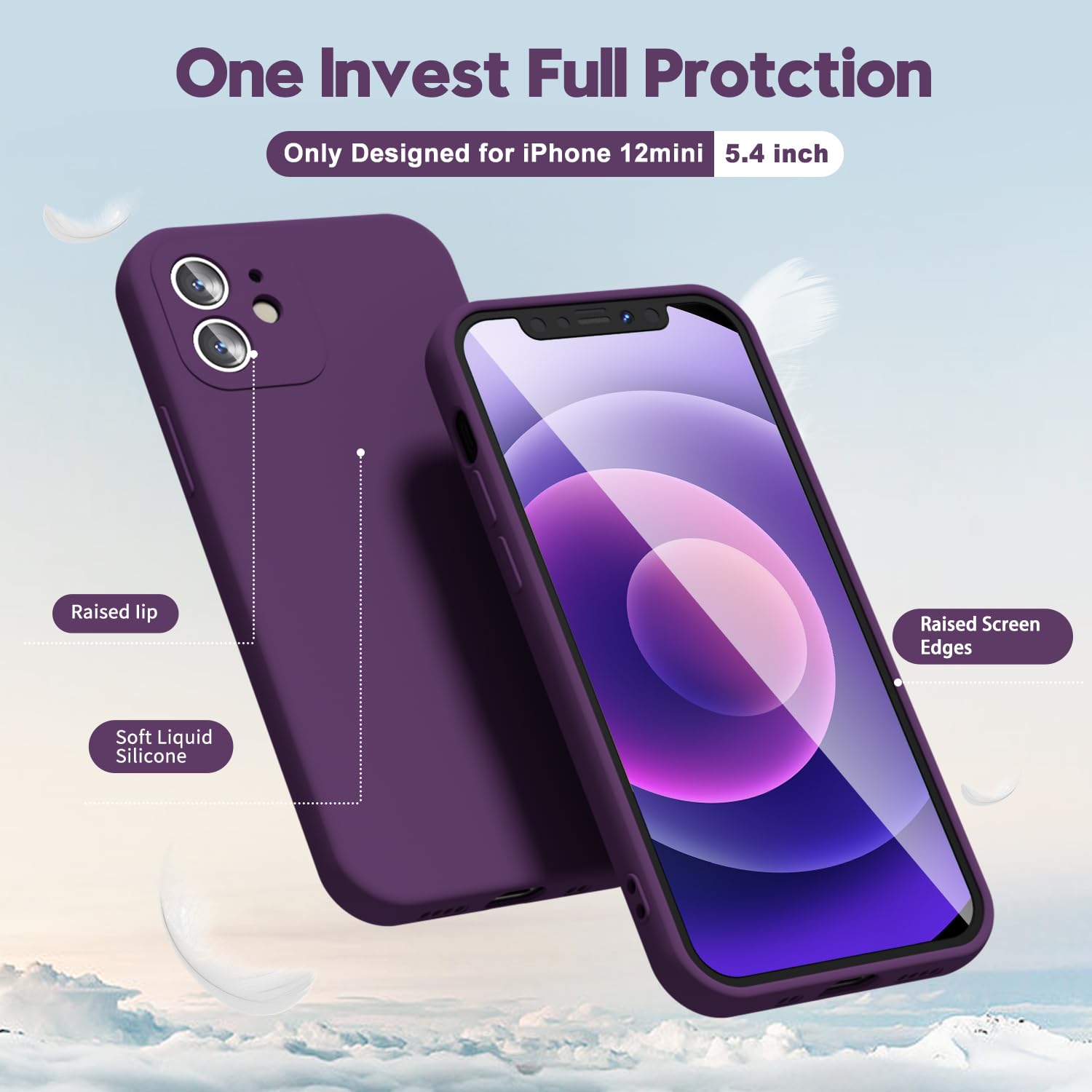 oakxco for iPhone 16 Pro Max Case Liquid Silicone, Soft Rubber Gel Elegant Aesthetic Basic Simple Cover, Cute Thin Slim TPU Matte Solid Color Plain Smooth Case for Women Girl, Light Pink — view 1402