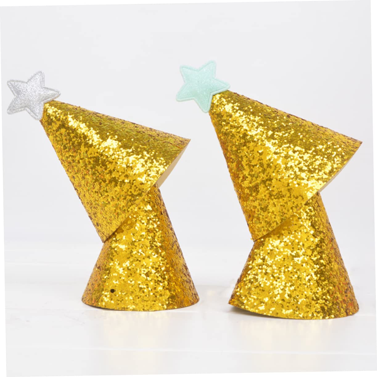 Vaguelly 3er-set Geburtstagsparty-hüte für Kinder Glänzendes Stern-design und Bequem für Den Langfristigen Gebrauch 12 Stück X 3