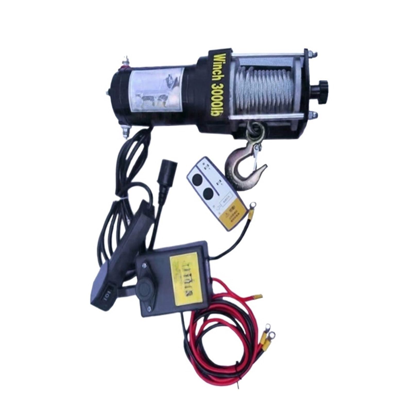 Dźwig samochodowy z wciągarką elektryczną o udźwigu 3000 funtów 12 V i 24 V