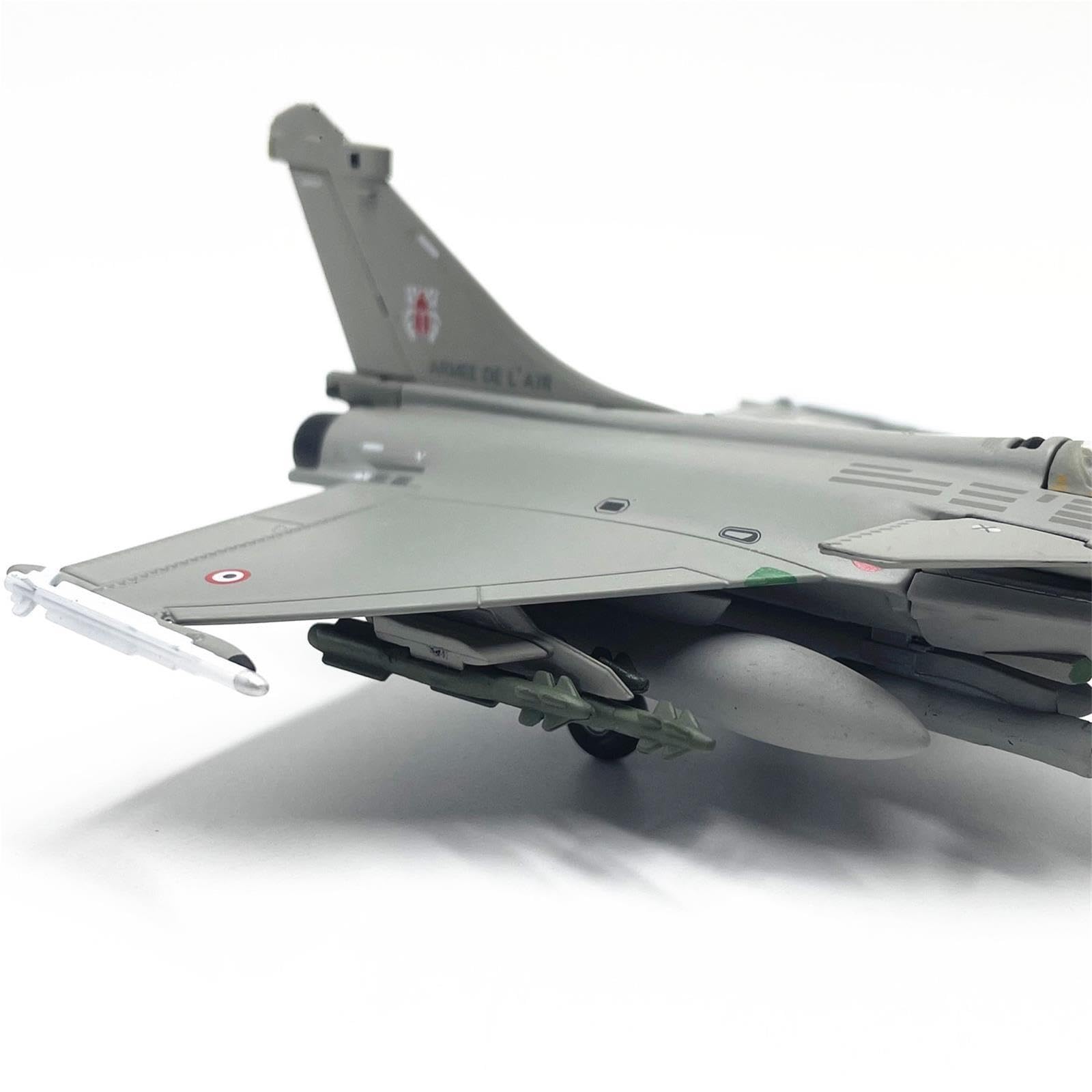 aerei a reazione Modello in lega C Rafale dell'aeronautica francese 1:100 regali per piloti