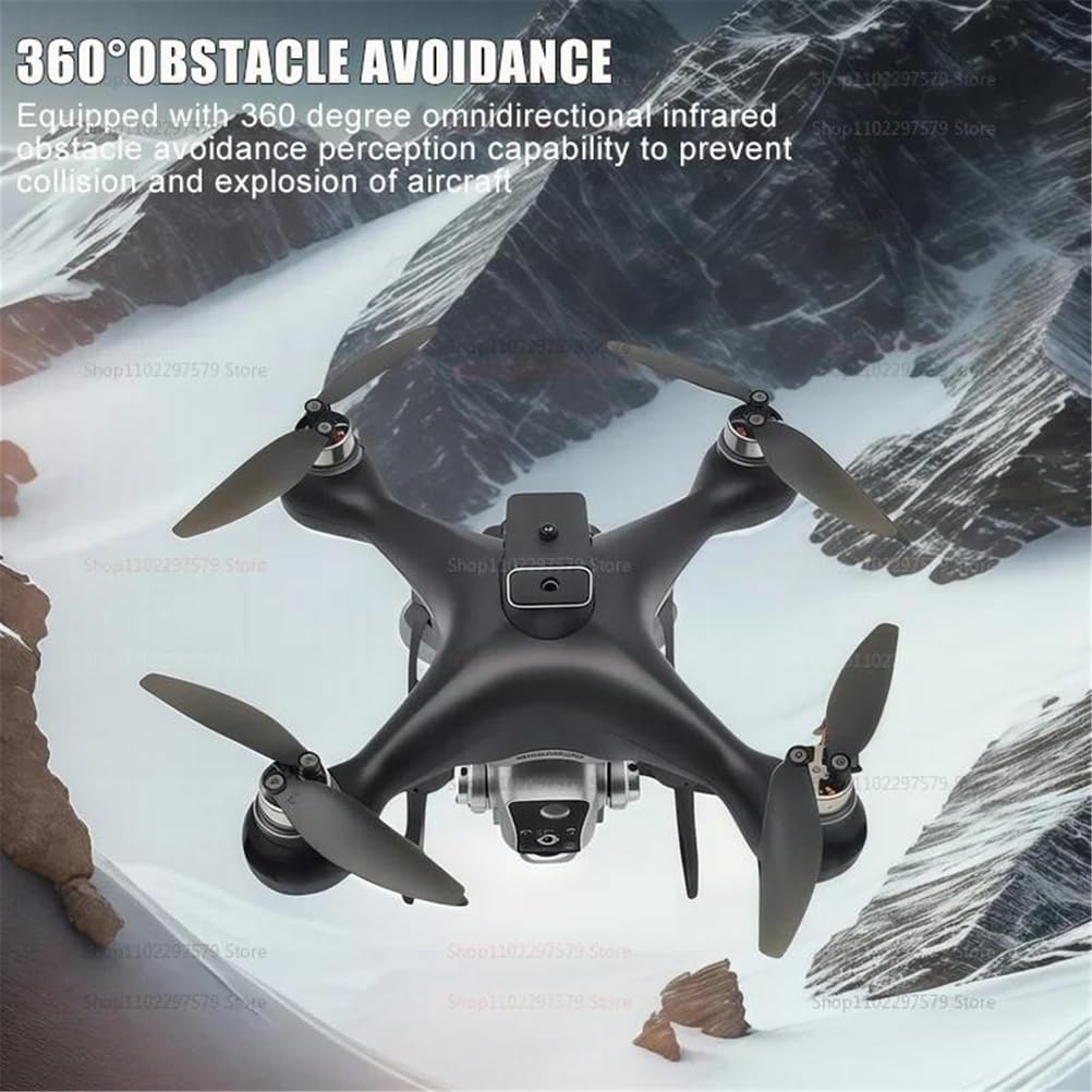 Triple battery,dron zdalnie sterowany ky102 z podwójnymi kamerami 4k hd, 360°, unikanie przeszkód, silniki bezszczotkowe, ekran, fotografia lotnicza, zabawka zdalnie sterowana