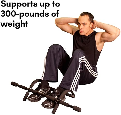 Miniatura 3 de Body-Solid Mountless Pull-UpPush-UpSit-Up Bar - Barra de dominadas montada en la puerta para gimnasio en casa, entrenamiento de fitness y fuerza,