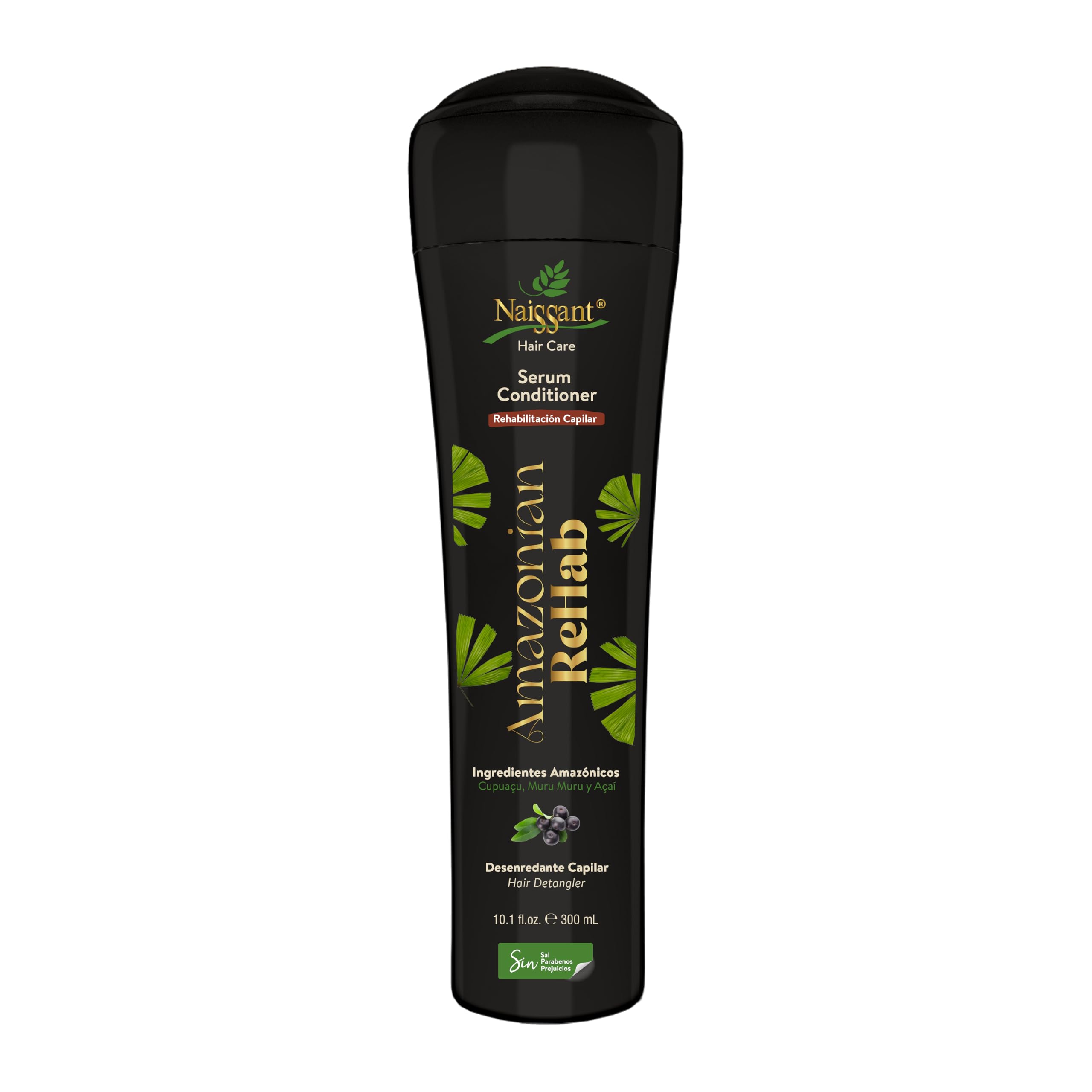 naissant Amazonian Rehab Hair Care Serum Conditioner | Enriched with Muru Muru, Cupuaçu, and Açaí | Nourishing Conditioner for Lightweight, Soft, and Damaged Hair Repair (10.1 fl oz)