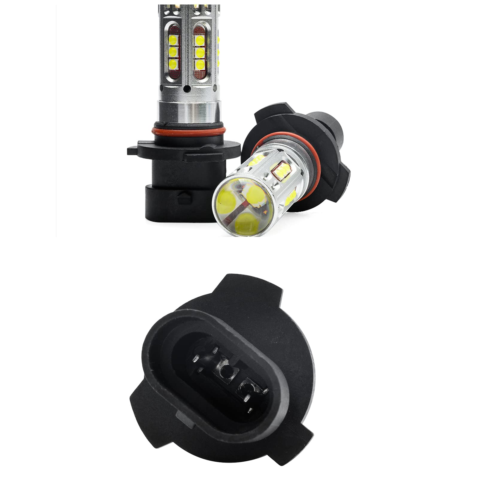 LED 9006XS Lampadine per fari compatibili con J.eep Grand Cherokee WG 1999-2004 Anabbaglianti HB4A P22d L0009006XS