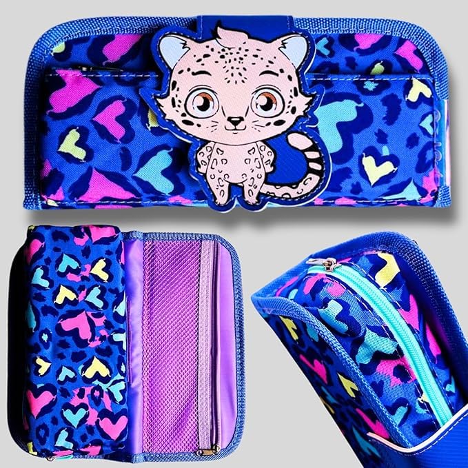 Image of Premium Pen Pencil Pouches for Kids Geometry Box for School Stationary Supplies Pencils Pouch for Girl & Boys Aesthetic case with Large Space Geometry Bags for Children Best Birthday Gifts