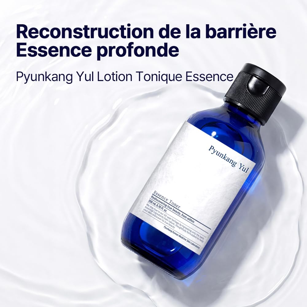 [PKY] Tonique Essence Pyunkang Yul pour Barrière Cutanée, Hydratation Profonde & Apaisement, Tonique Haute Concentration, 7 Ingrédients, Zéro Irritation, Korean Skincare (200 ml, 6.8 Fl. Oz)
