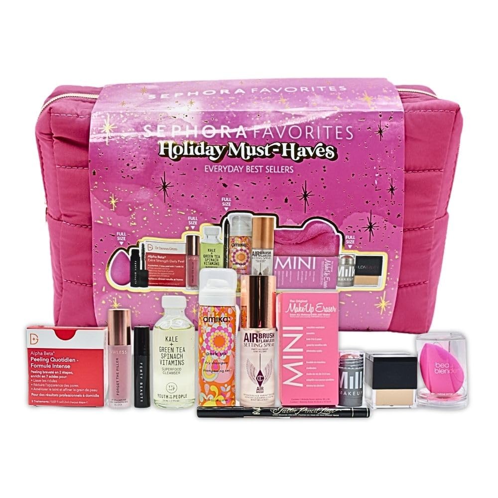 Sephora favorite set☆ SEPHORA FAVORITES 13pc Set What's In My Bag *NEW AND SEALED