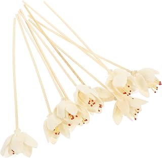 VALICLUD 10Pcs Aroma Sticks for Fragrance Diffuser Natural Flower Decor for Home Unique Design for Bedrooms Offices Yoga Rooms Quick Absorption Emission of Essential Oils