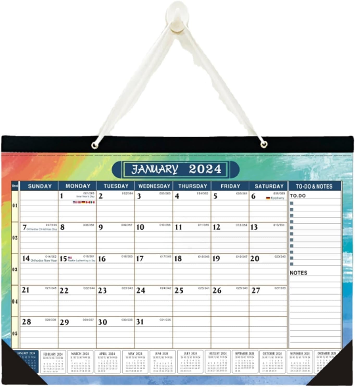Calendario, calendario da parete, calendario 2024 calendario da parete 2024 calendario da ufficio calendario da parete per ufficio, dicembre 2024 organizzazione casa ufficio calendario (dimensioni: 10