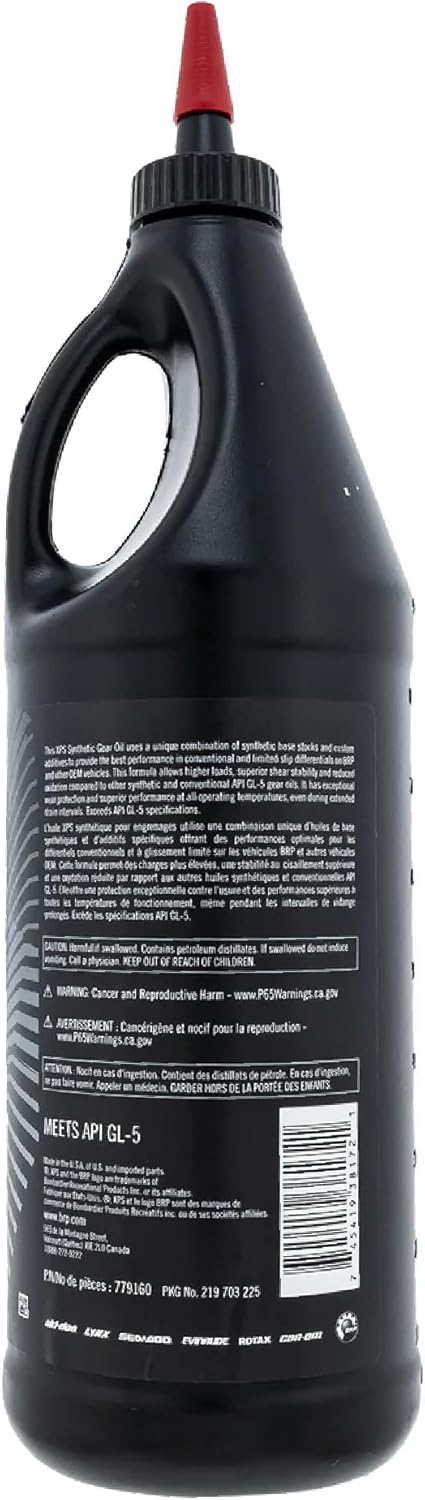 Can-Am OEM XPS 75W-140 Synthetic Gear Oil 1 Quart, 9779160