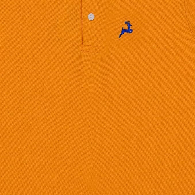 Image of Cloth Theory Boy's Regular Fit Solid Polo T-Shirt for Boys