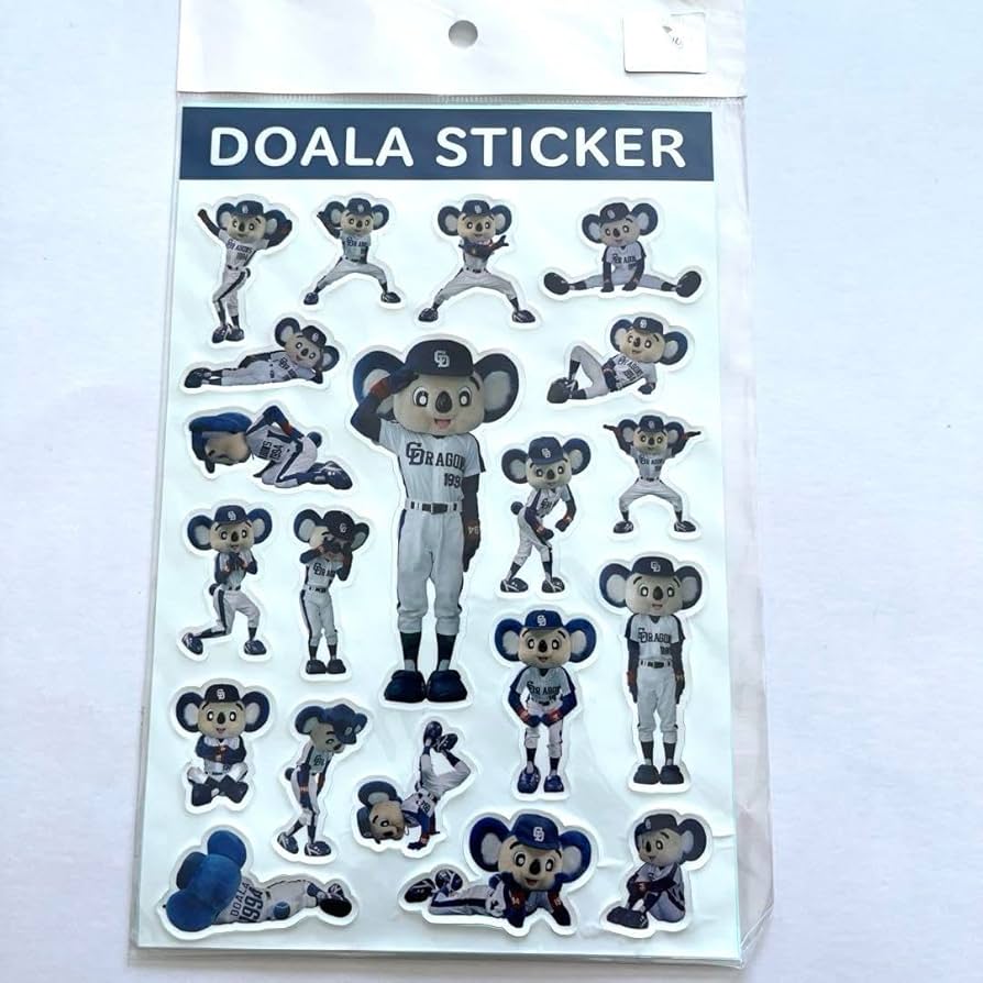 Amazon | ドアラ ステッカーセット 中日ドラゴンズ シール 野球 Amazon | ドアラ ステッカーセット 中日ドラゴンズ シール 野球