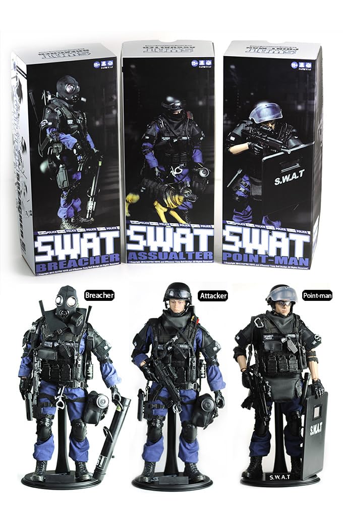 1/6 12インチ SWATカスタムフィギュア CS67 Amazon.com: Lmzauet 12 inch Special Forces Action Figure 1:6