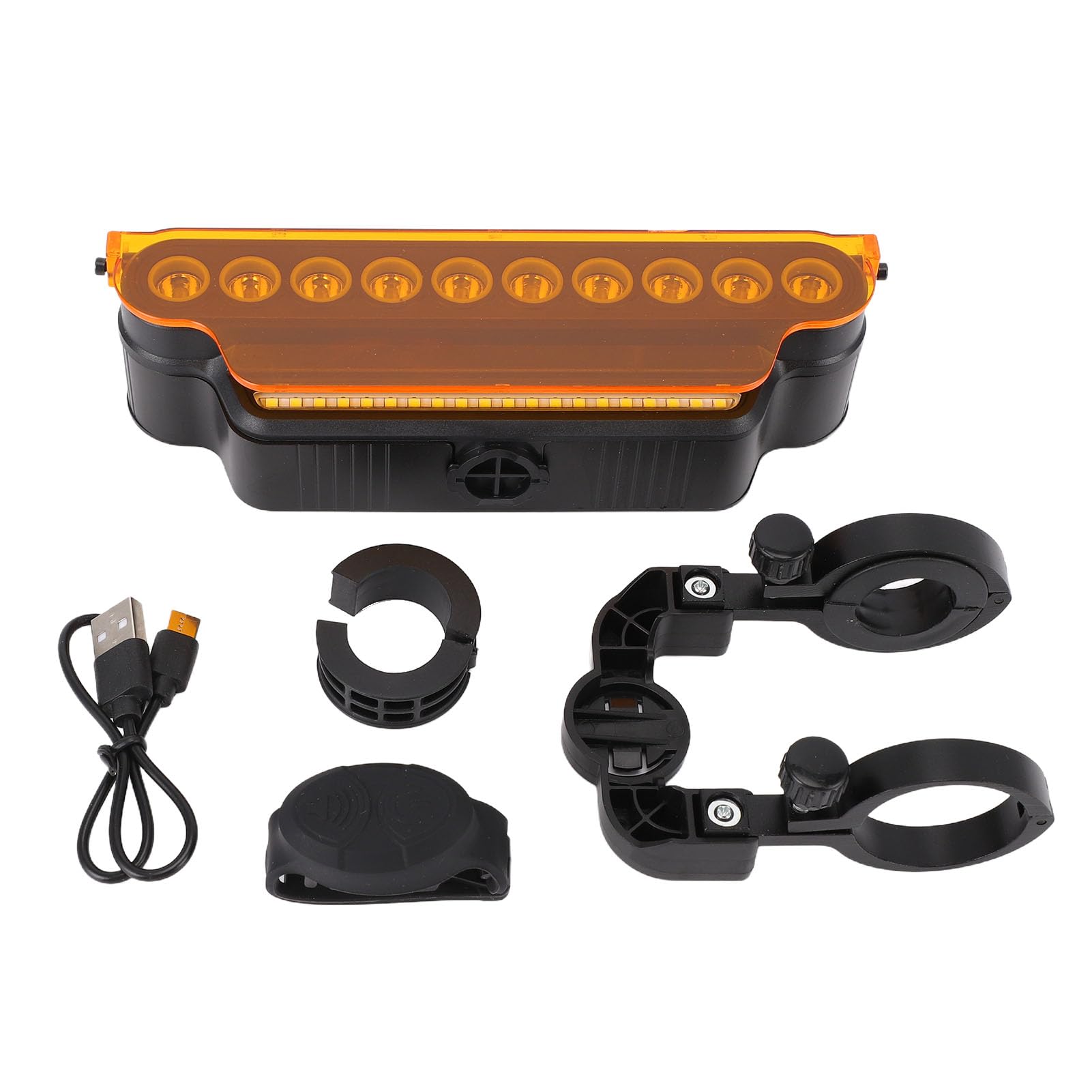 VGEBY Faro per Bici, Luce per Bicicletta Ricaricabile da 4000 MAh con Telecomando e Schermo Digitale per Mountain Bike, Campeggio, Escursionismo