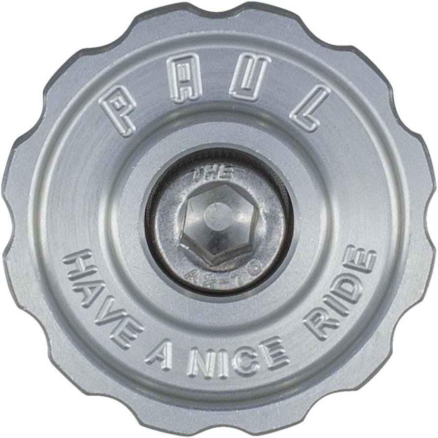 Klamper Headset Top Cap - Aluminum w/Stainless-Steel Bolt, Silver