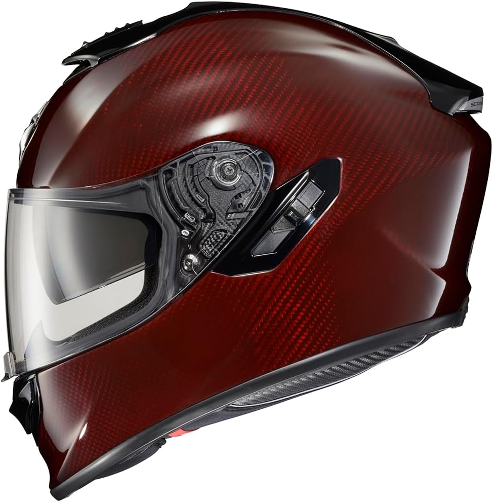 ScorpionEXO ST1400 Carbon Fiber Full Face Sport Touring Street Motorcycle Helmet Airfit Sytem Bluetooth Ready Speaker Pockets DOT ECE Approved Adult