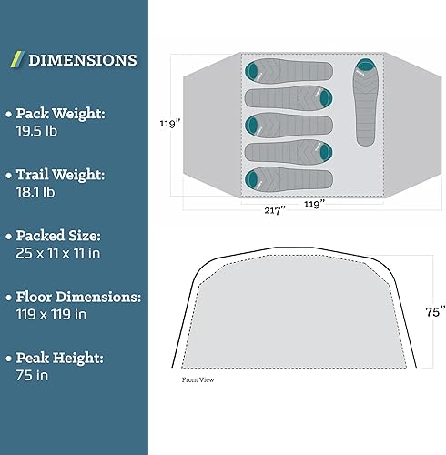Miniatura 5 de Klymit Carpas Cross Canyon 4 Tienda