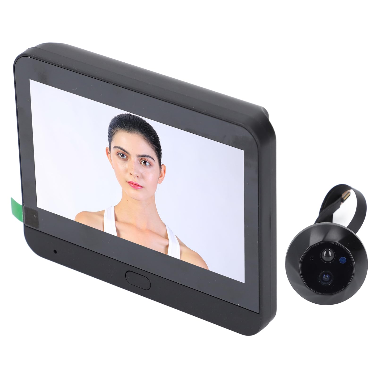 FTVOGUE Citofonico per Campanello Video Wireless, Videocamera per Campanello Intelligente 1080P con Rilevamento del Movimento PIR, Visione Notturna per Casa o Appartamento