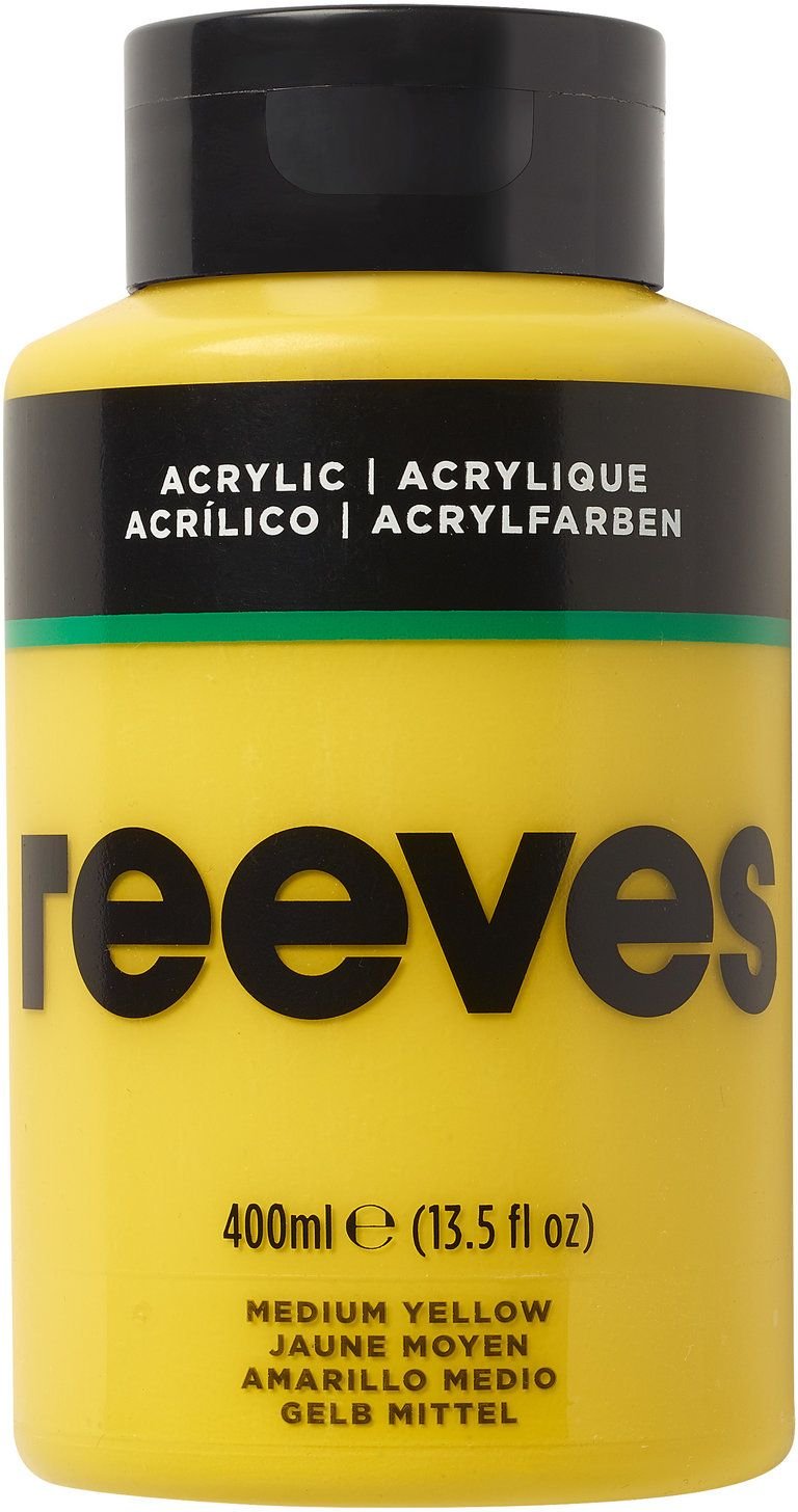 Reeves 8361120 Yellow, Water Based Acrylic Paint, 13.6 x 7 x 4.8 cm — image 1