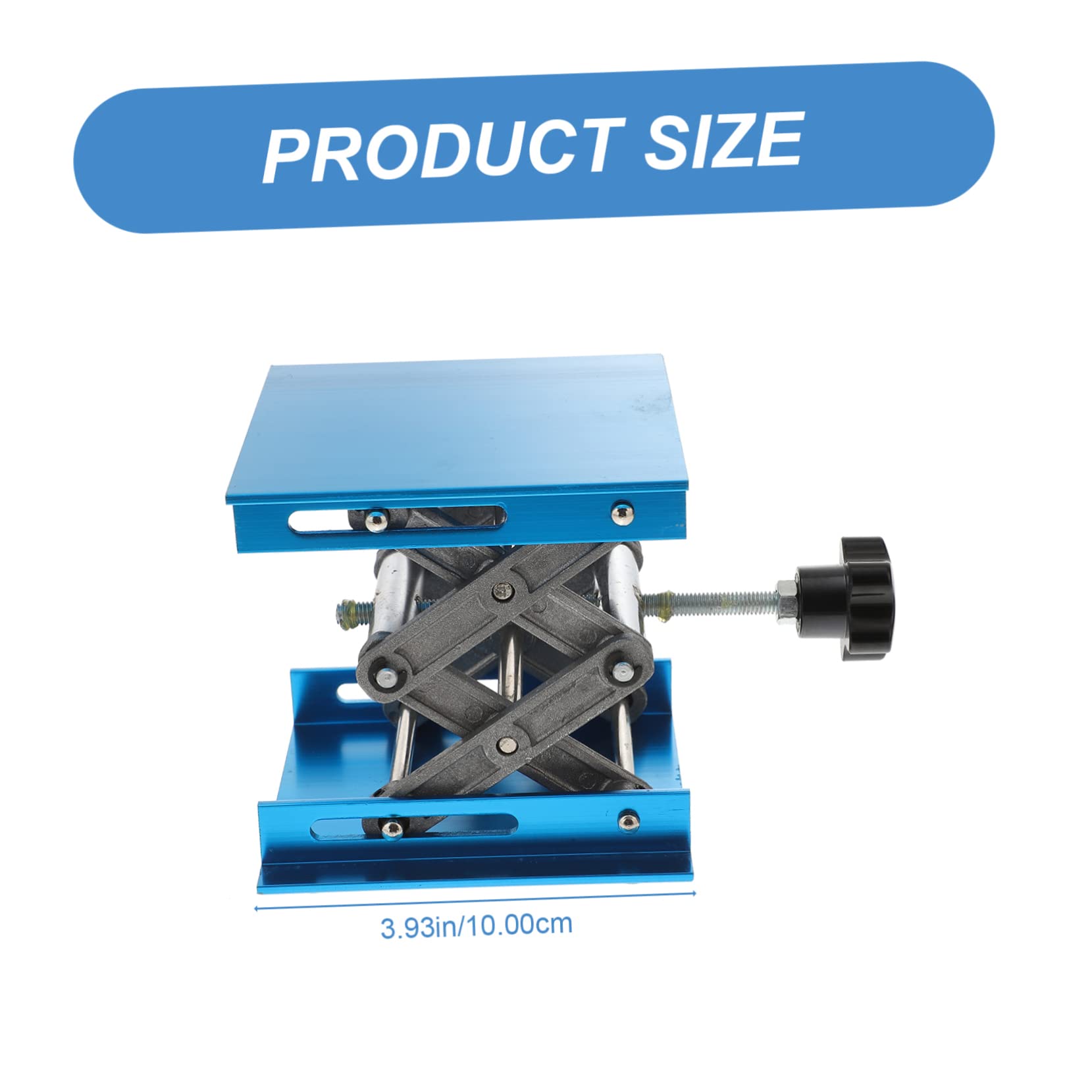 PRETYZOOM 4 Piezas Mesa de Aluminio Manual Soporte para Laboratorio de y Práctica para Uso Industrial y Móvil