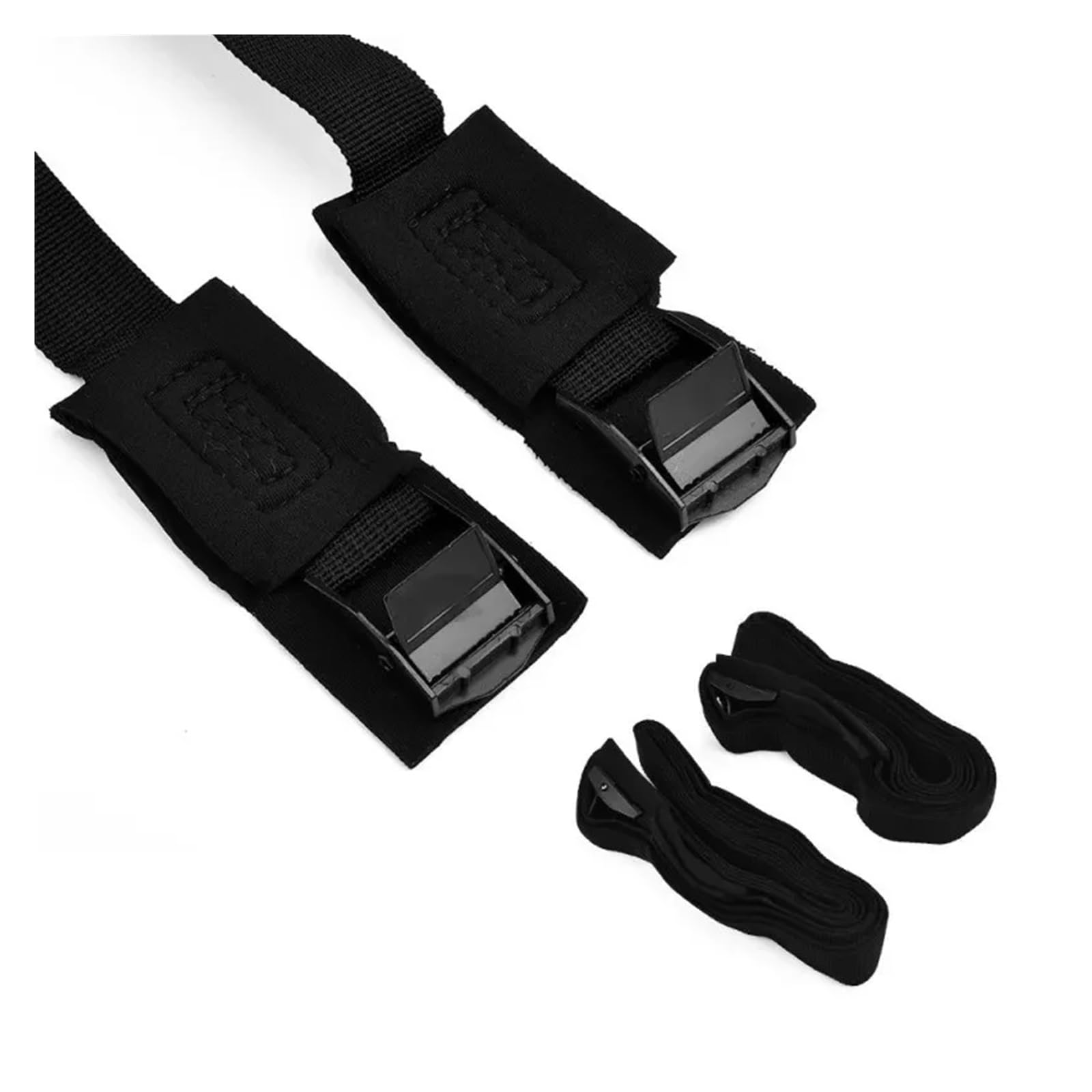 paski zapadkowe, 2 szt. Nowy 2/3/4/5m*2,5cm Czarny Pasek Mocujący Mocny Pas Zapadkowy Bagażnik Mocowanie Ładunku Z Metalową Klamrą Dropshipping(300x2.5cm 2pcs)