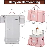 Vista 2 de Bolsas de ropa.., Rosado, Bolsa de ropa