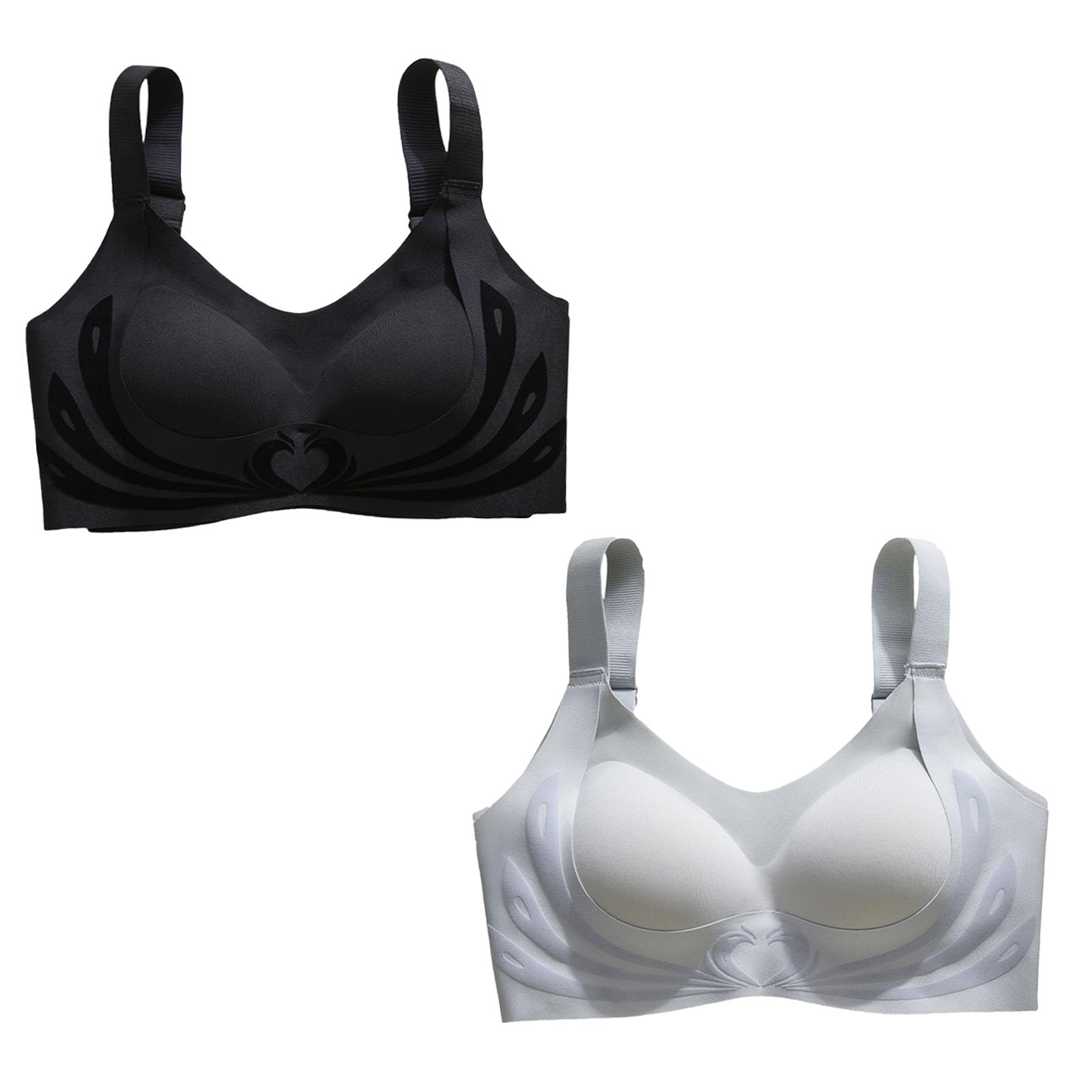 Lushfiting, mocny biustonosz push-up, biustonosz Super Gather Bezprzewodowy biustonosz push-up, bez fiszbin, bezszwowe biustonosze push up na co dzień