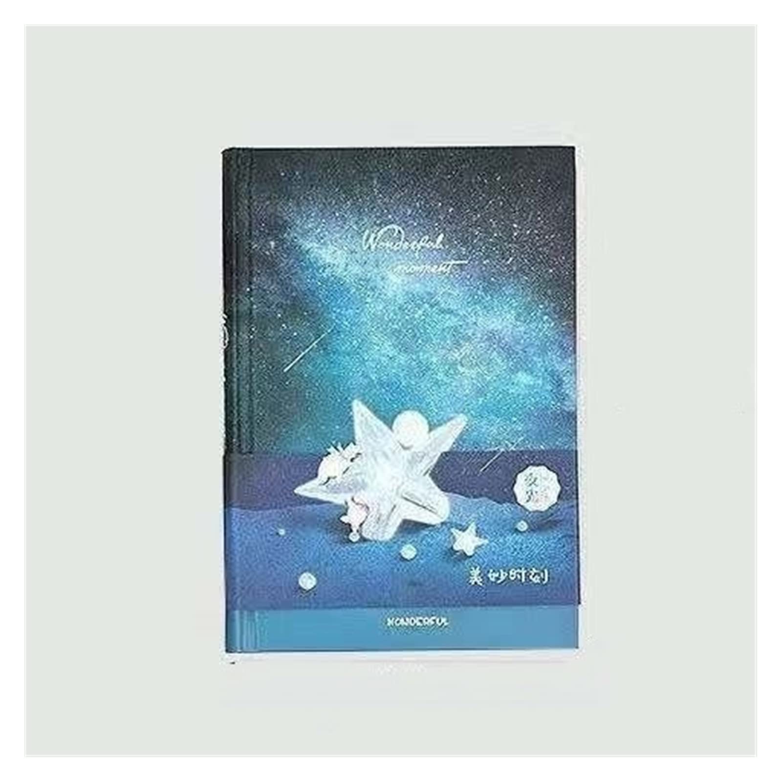 Cancelleria luminosa stellatura a5 taccuino pagina colore luce in libretto di planner settimanale del planner settimanale scuro (Color : A Blue)