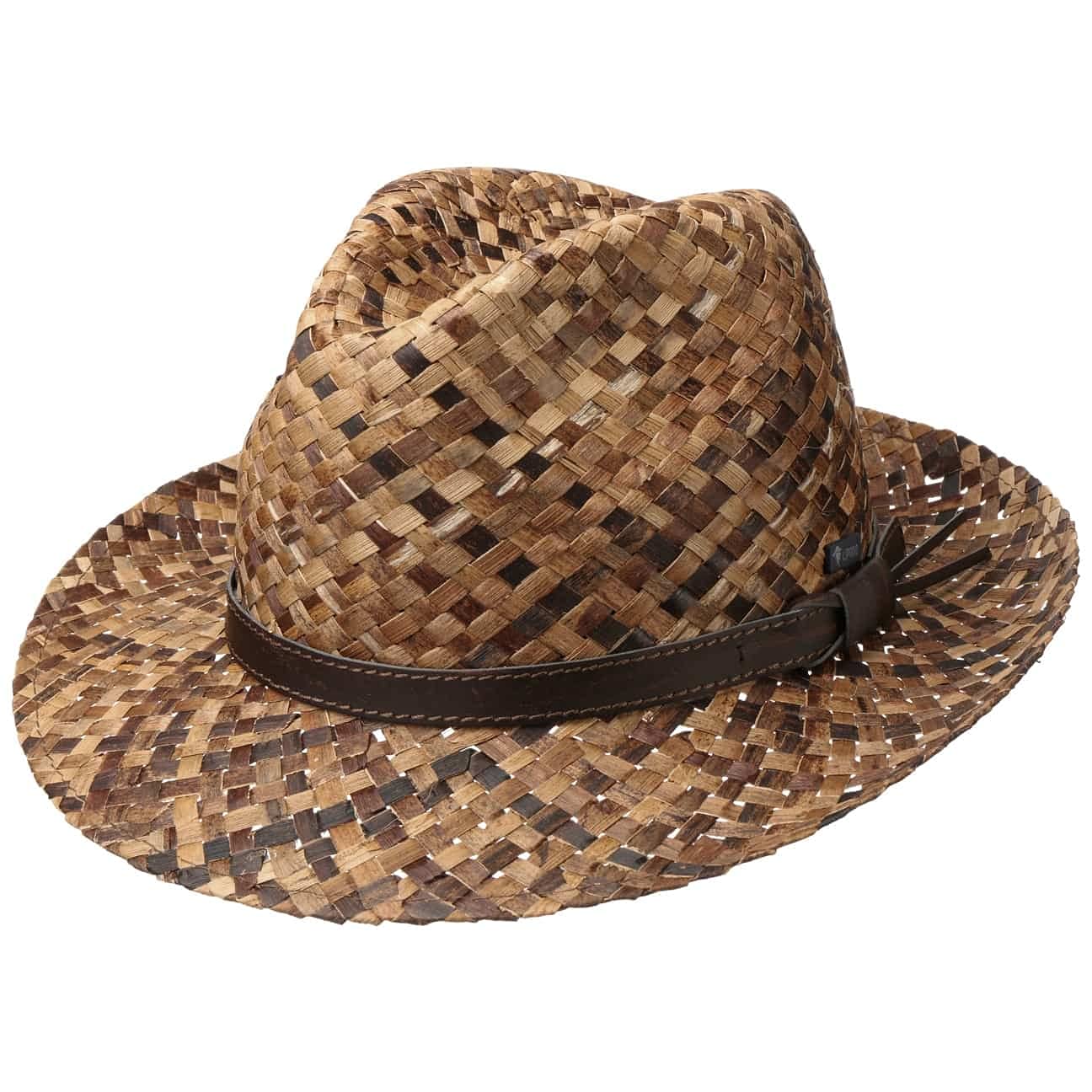 LIPODO Sombrero de Paja Maldives Mujer/Hombre - Made in Italy Verano Bogart Sol Primavera/Verano