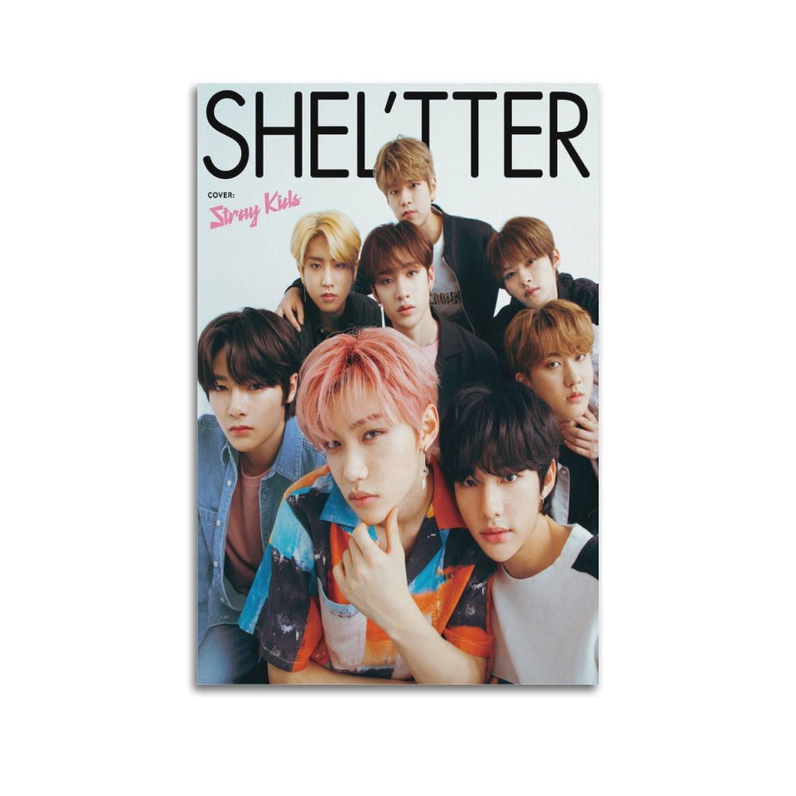 Stray Kids Album Cover Music Poster Canvas Poster And Wall Art Modern Family Bedroom Gym Office Decor Gift 16x24inch(40x60cm) Unframe-style