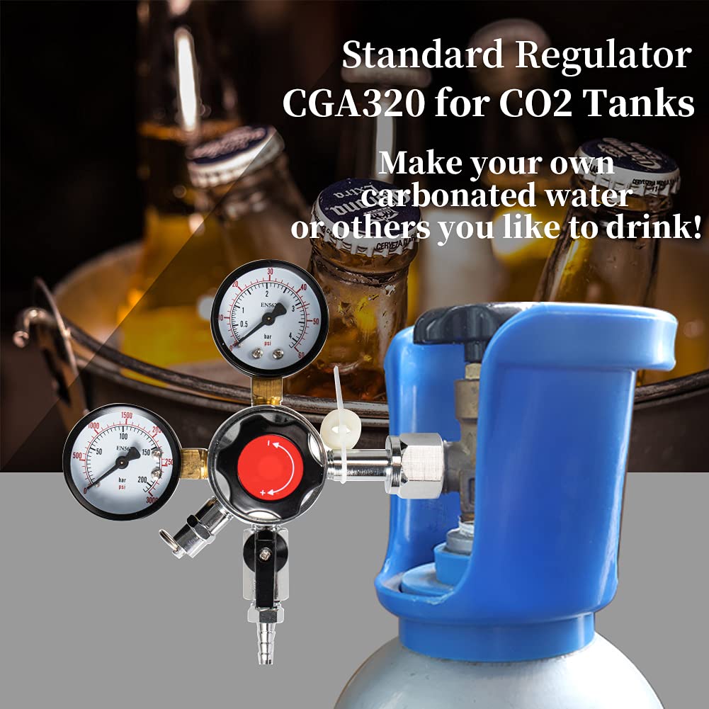 Beer Keg Regulator Kegerator Regulator LUCKEG Brand Co2 Tank