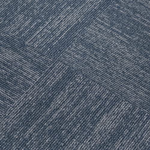 Mohawk Elite 24" x 24" Berber (Loop pile), 0.08" Pile Height, Carpet Tile, Nylon Fiber, Navy Color, (24 Tiles), (96 sqft/carton) by Mohawk - Image 2