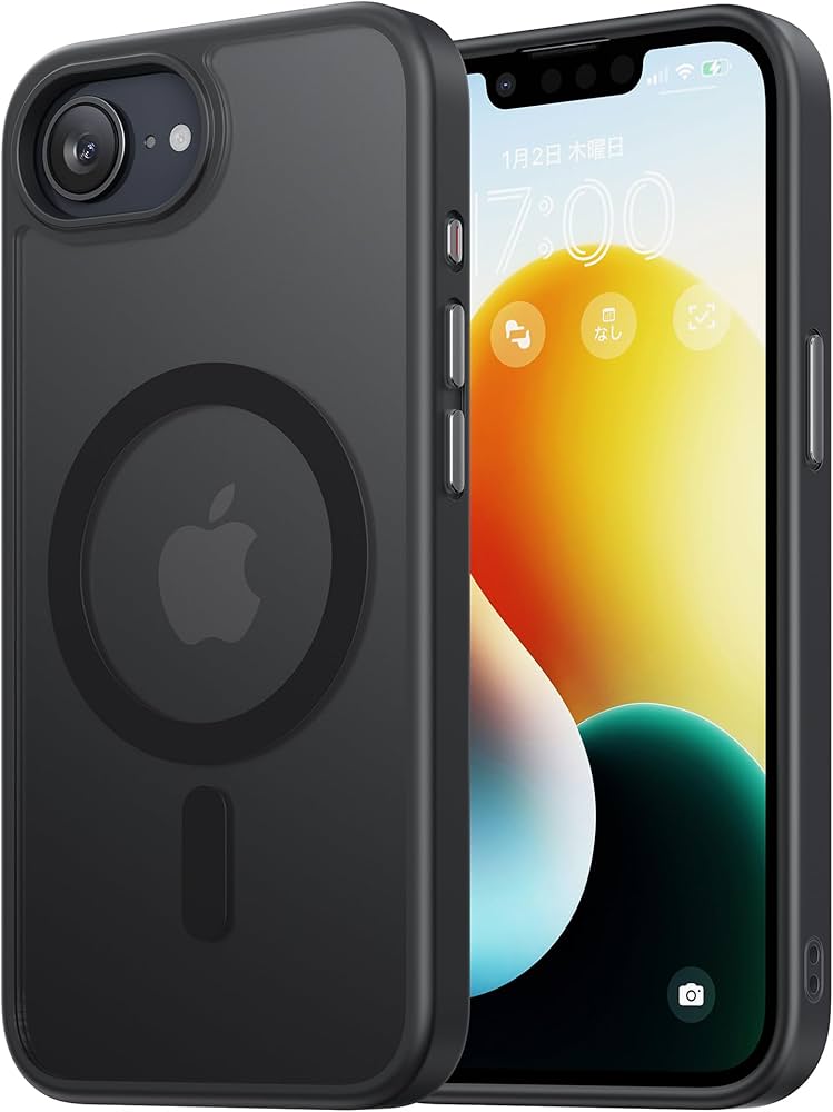 iPhone16e MagSafe対応ケース付き　バッテリー100% 128GB Amazon.co.jp: NIMASO iPhone 16e 用 ケース MagSafeアクセサリー対応