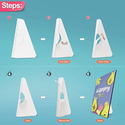 Miniatura 4 de Lineco. Caballete autoadhesivo. Calidad de archivo, robusto, rápido y fácil de usar. Ala única de 12 pulgadas. Uso para fotos, letreros,