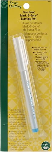 Dritz 3085 Mark-B-Gone - Bolígrafo de punta fina, color azul