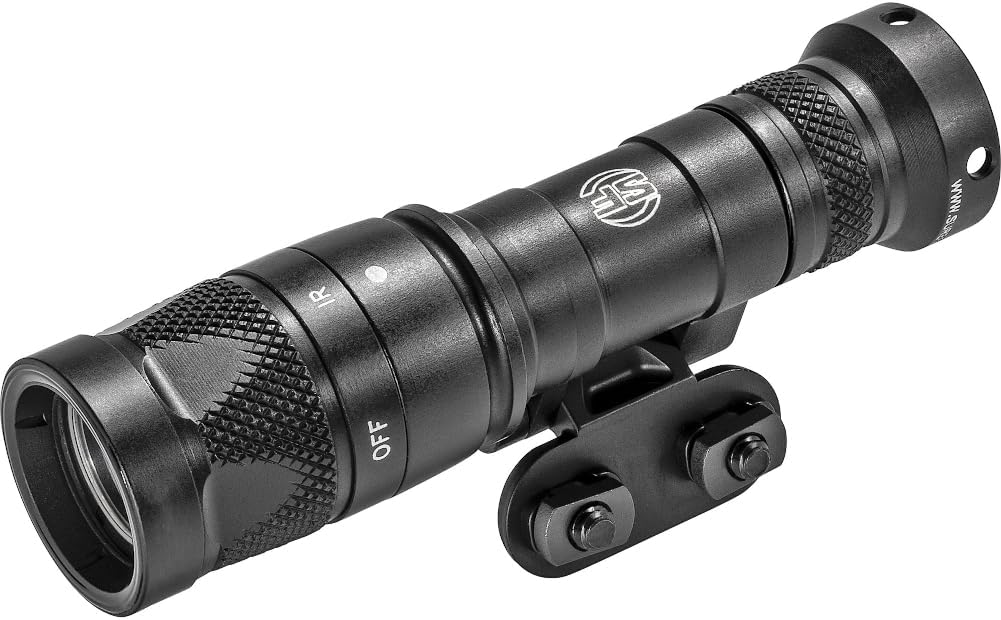 SureFire M340 V-Pro Vampire Mini Scout Light Pro, 250 Lumen White Light, 100 mW IR, TIR Lens, Pick/Hunting Firearm Mount, Black (M340V-BK-PRO)