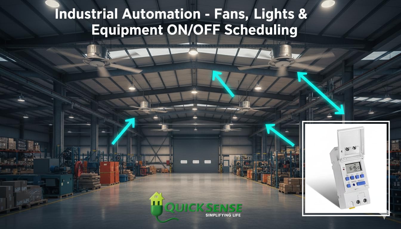 Quick Sense QS-T3 Digital Timer Switch - 30A Programmable -3 Quick Sense QS-T3 Digital Timer Switch - 30A Programmable -3
